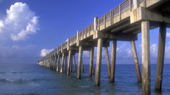 Florida Beaches piers gulf