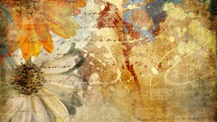 Flowers abstract artwork