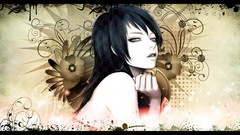 Flowers abstract lips Jewelry faces earrings ornaments long 