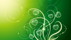 Flowers abstract multicolor