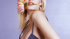 Flowers Actress blondes woman