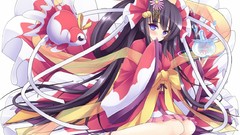 Flowers Animals fish white background socks Ribbons sitting 