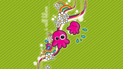 Flowers Animals rainbows multicolor