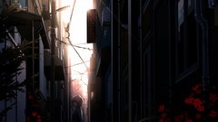 Flowers Anime alley anime girls