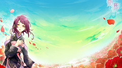 Flowers Anime anime girls