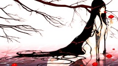 Flowers Anime anime girls