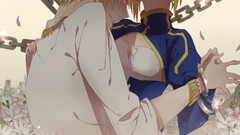 Flowers Anime Manga saber chains anime girls fate stay night 