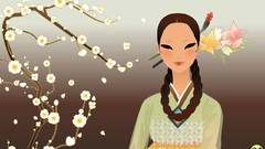 Flowers artwork Korean