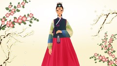 Flowers artwork Korean