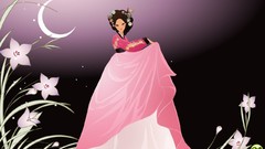 Flowers artwork vectors Korean