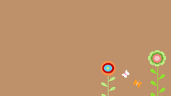 Flowers Birds butterfly flower