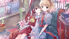 Flowers bit wink hakurei reimu touhou alice margatroid