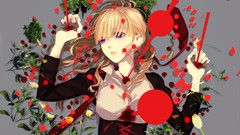 Flowers blood Anime anime girls umineko no naku koro ni 