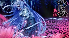 Flowers blood Anime bandages skyfish Tsukumo no Kanade