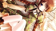 Flowers blue eyes long