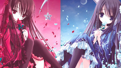 Flowers blue eyes redheads