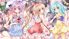 Flowers Books wings sleeping hats red eyes Ribbons pillows 