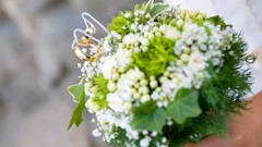 Flowers bouquet depth of field