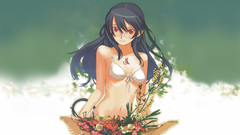 Flowers bra glasses red