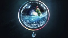 Flowers bubbles Earth lacza