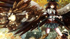 Flowers caution weapons roses wings armor bows belts skirts 