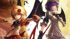 Flowers clouds weapons roses wings dress Vampires navel red 