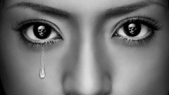 Flowers eyes dead tears