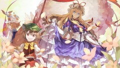 Flowers eyes Plants dress Umbrellas hats red eyes gloves 