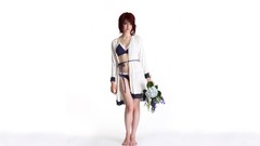 Flowers eyes white background socks legs models susan coffey 