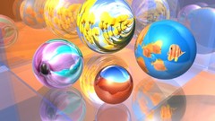 Flowers fish digital art