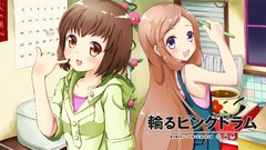 Flowers food Anime blondes anime girls brown eyes brunettes 