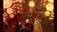 Flowers food dress green eyes lolita fashion Japanese clothes 