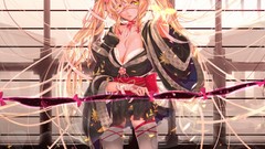 Flowers gap bows blondes tattoos long hair bandages braids 