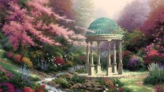 Flowers Garden gazebo Thomas