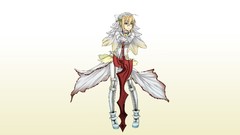 Flowers gloves Locks Swords chains belts blondes veil anime 