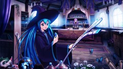 Flowers hats curtains hatsune miku vocaloid megurine luka