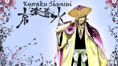 Flowers hats Manga bleach Shunsui Kyoraku