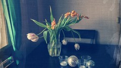 Flowers interior vintage