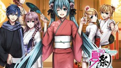 Flowers Japan Anime Japanese blondes asians blue hair pink hair 