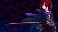 Flowers Katana blood Anime samurai Manga Swords rurouni kenshin 