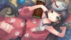 Flowers kimono bows instruments masks tank tops pillows blush 