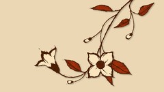 Flowers leaves Plants artwork