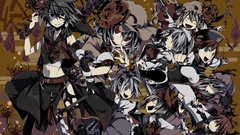 Flowers Lilies wings Fairies hats Vampires devil white hair 