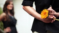 Flowers love woman couple Boys! rings proposal