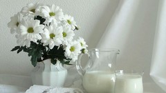 Flowers milk