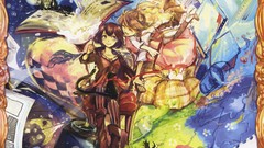 Flowers multicolor anime girls pixiv artwork anime boys