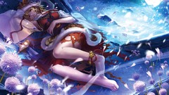 Flowers nature grass dress Bells dandelions Jewelry Ribbons 