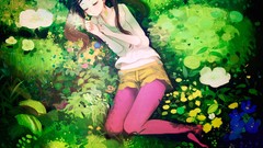 Flowers nature grass Plants sleeping Jewelry Shorts rings 