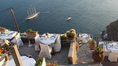 Flowers nature ocean interior Greece santorini cactus 