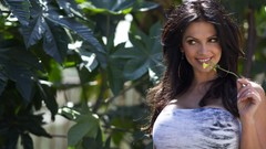 Flowers nature woman denise milani